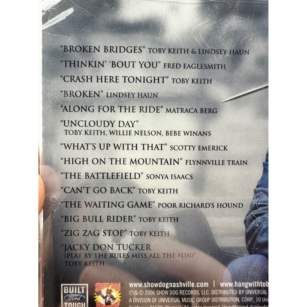 Show Dog Broken Bridges Soundtrack CD Toby Keith Willie Nelson Country OS - Picture 4 of 4